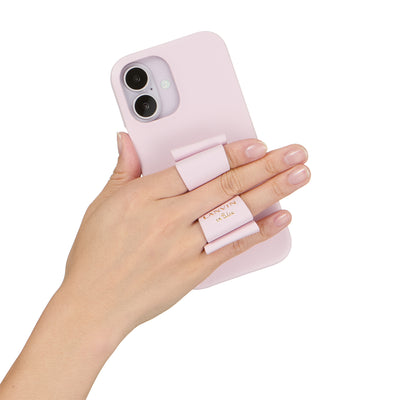 SLIM WRAP CASE STAND & RING RIBBON for iPhone
