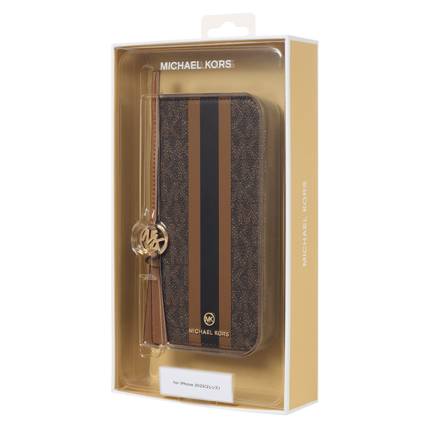 FOLIO CASE STRIPE WITH TASSEL CHARM 手帳型ケース