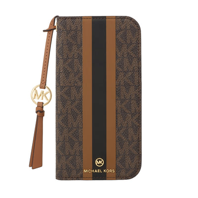 FOLIO CASE STRIPE WITH TASSEL CHARM 手帳型ケース