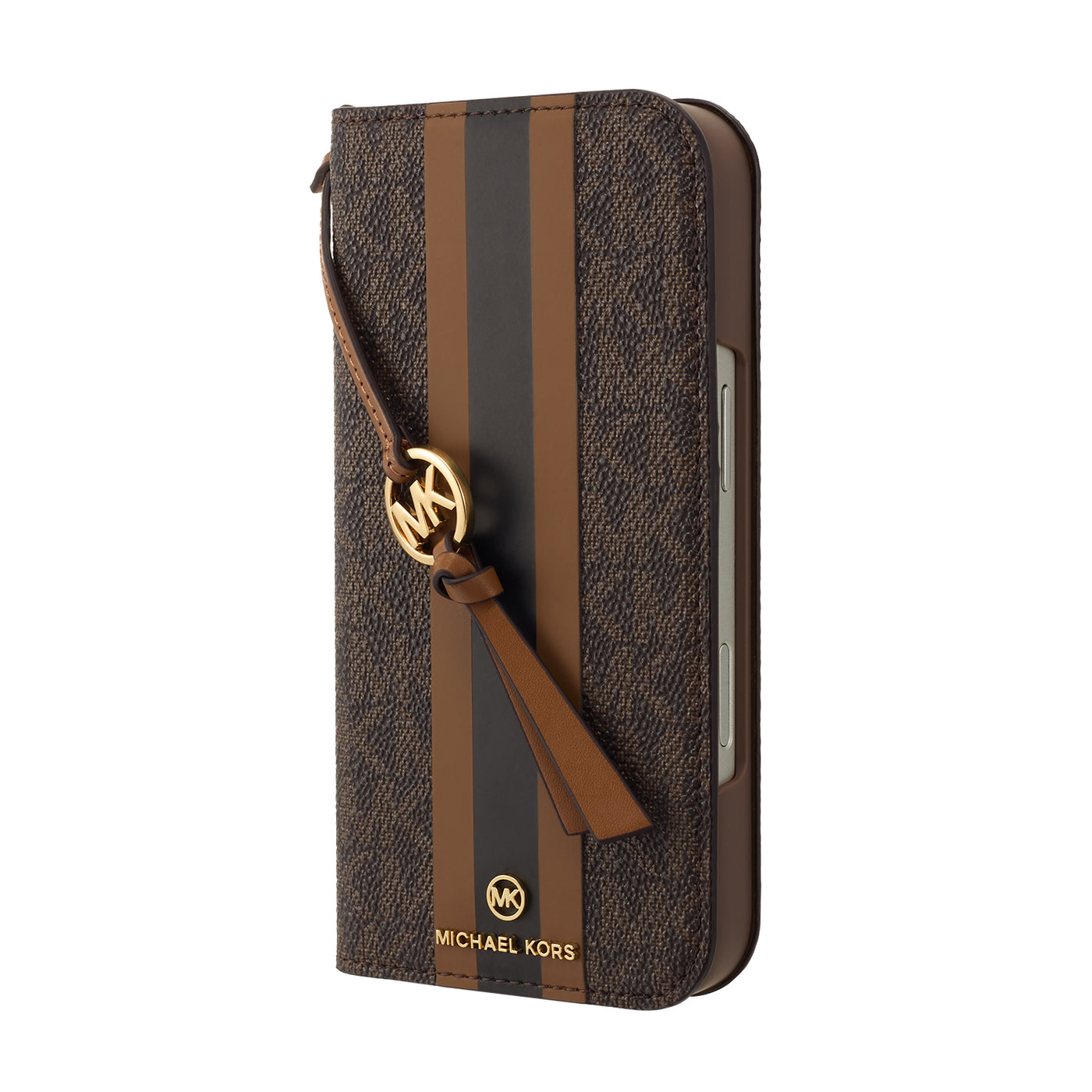 FOLIO CASE STRIPE WITH TASSEL CHARM 手帳型ケース