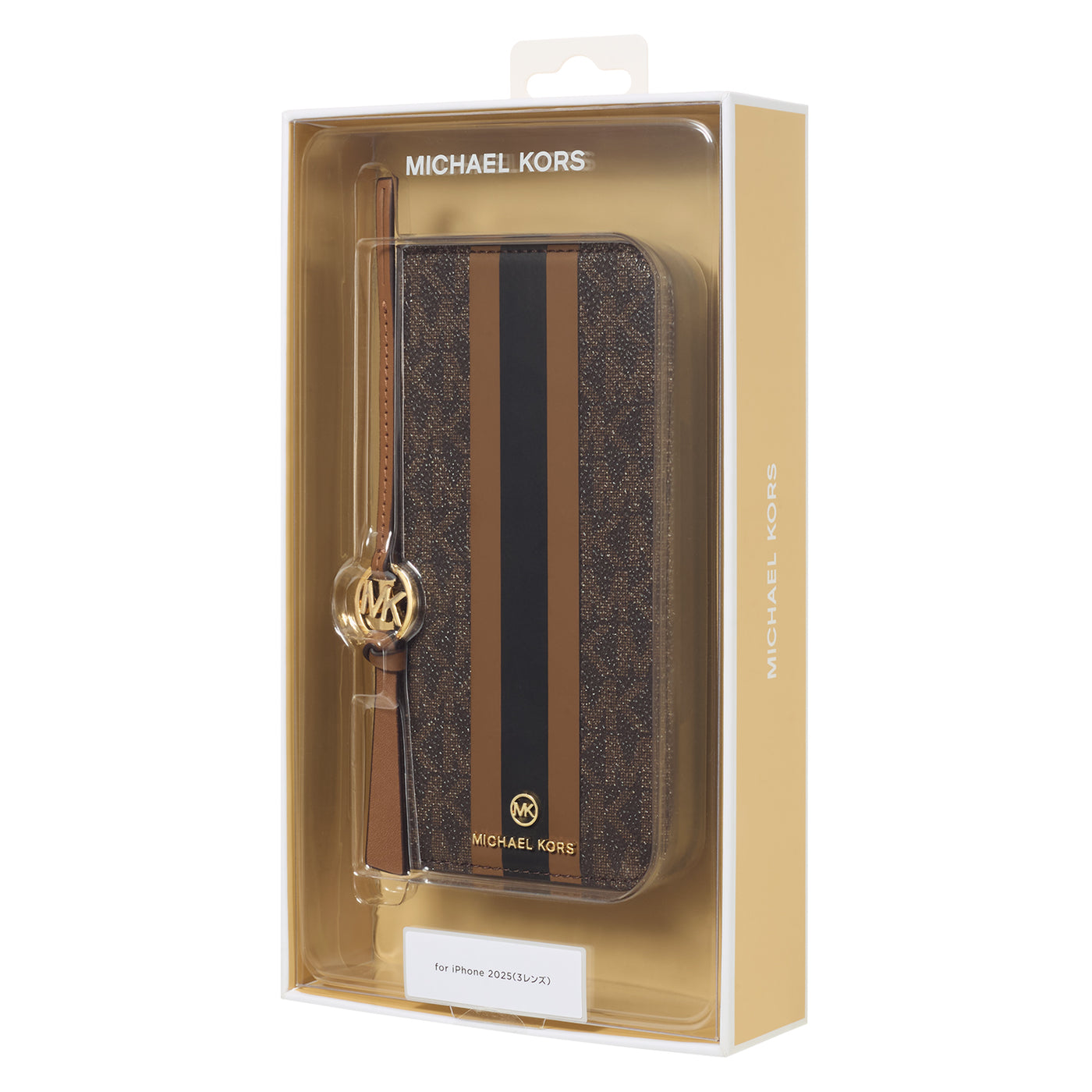 FOLIO CASE STRIPE WITH TASSEL CHARM 手帳型ケース