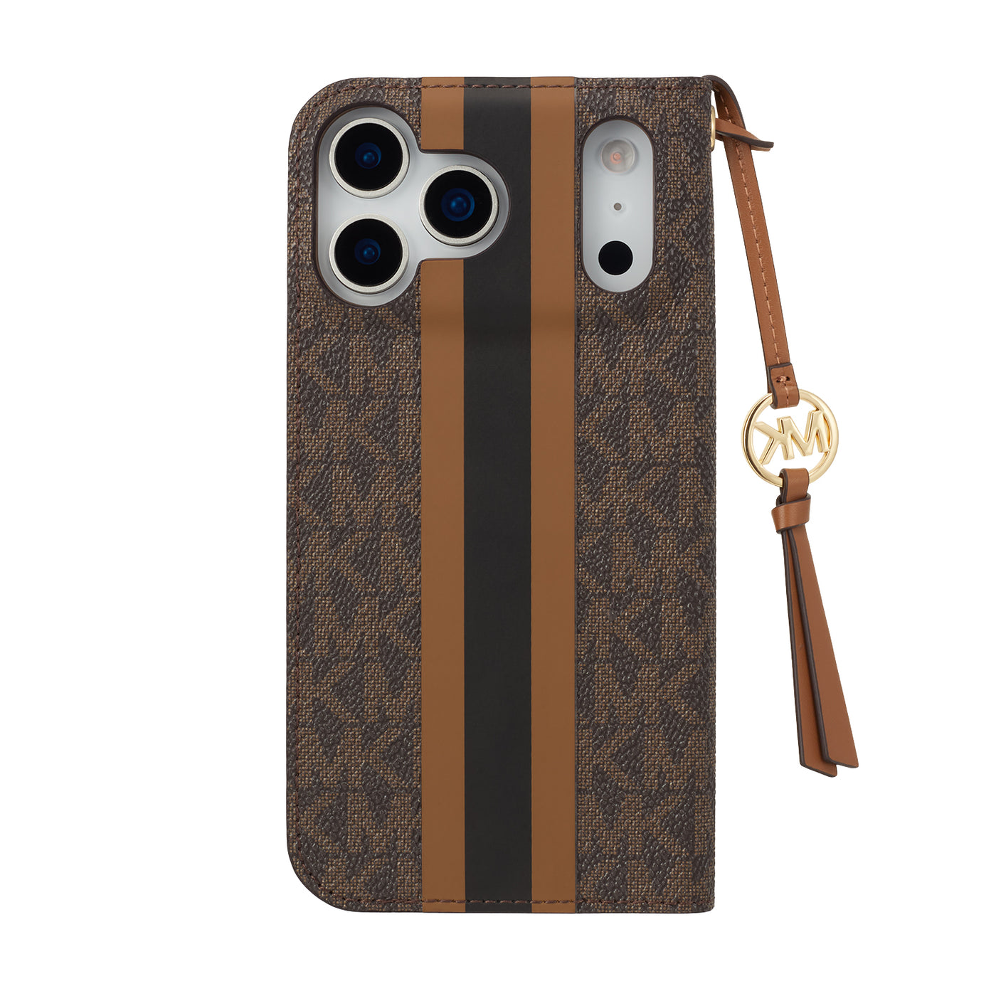 FOLIO CASE STRIPE WITH TASSEL CHARM 手帳型ケース