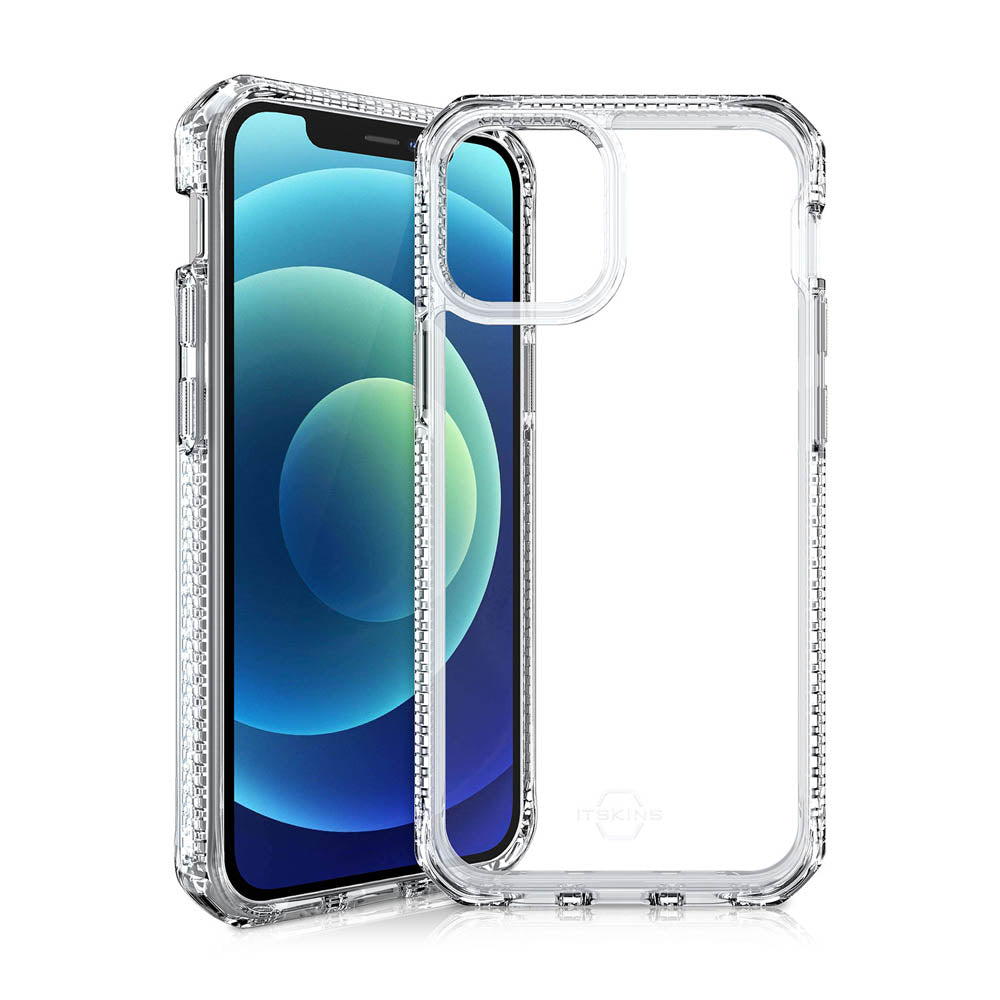 ITSKINS Hybrid CLEAR case for iPhone 12 mini [ Transparent ]