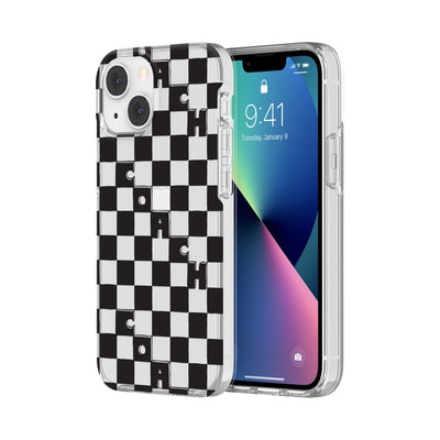 iPhone13mini - Coach (コーチ) - Protective Case スマホケース - Checkered Black/Clear