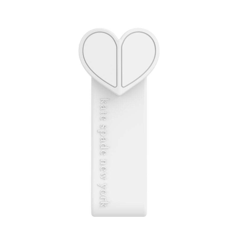 kate spade new york (ケイト・スペード・ニューヨーク) - Hold the Phone Loop - White/Silver