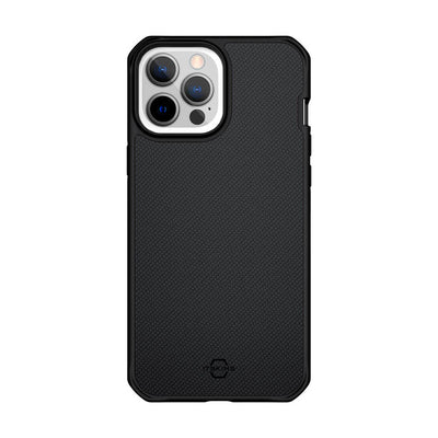 iPhone 13 Pro Max/12 Pro Max - ITSKINS(イットスキンズ) - Hybrid Ballistic スマホケース - Black