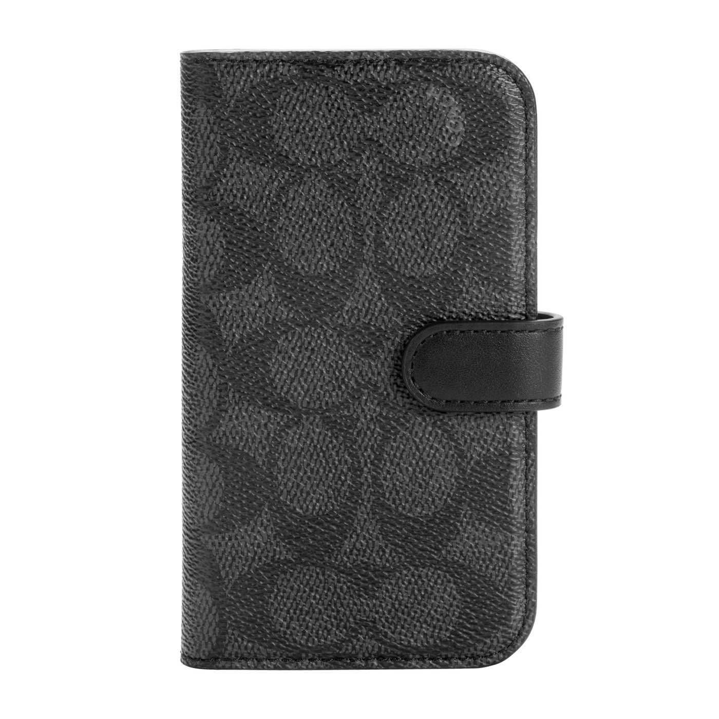 Coach - Folio Case for iPhone 12 ProMax - Signature C Black