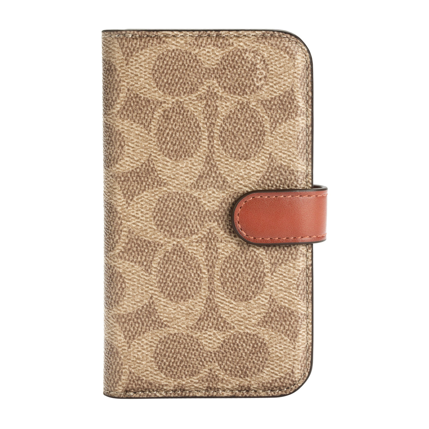 Coach - Folio Case for iPhone 12 / 12 Pro - Signature C Khaki