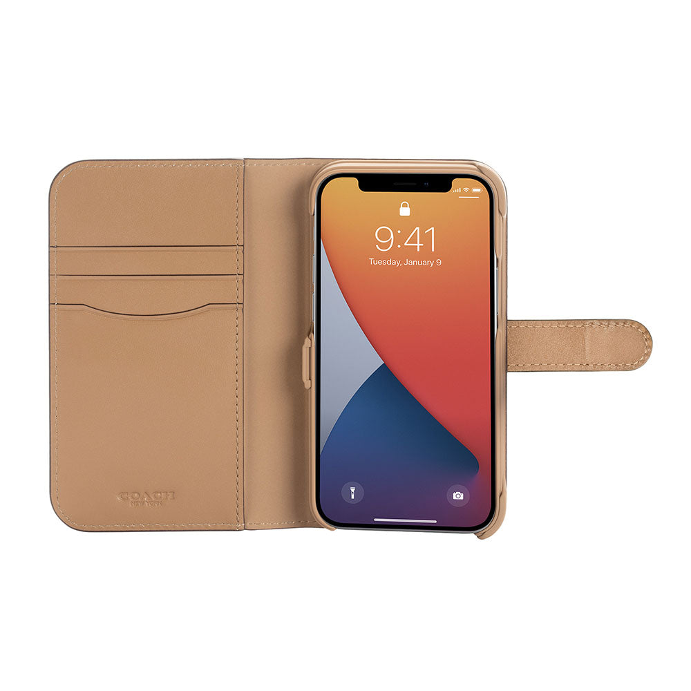 Coach - Folio Case for iPhone 12 / 12 Pro