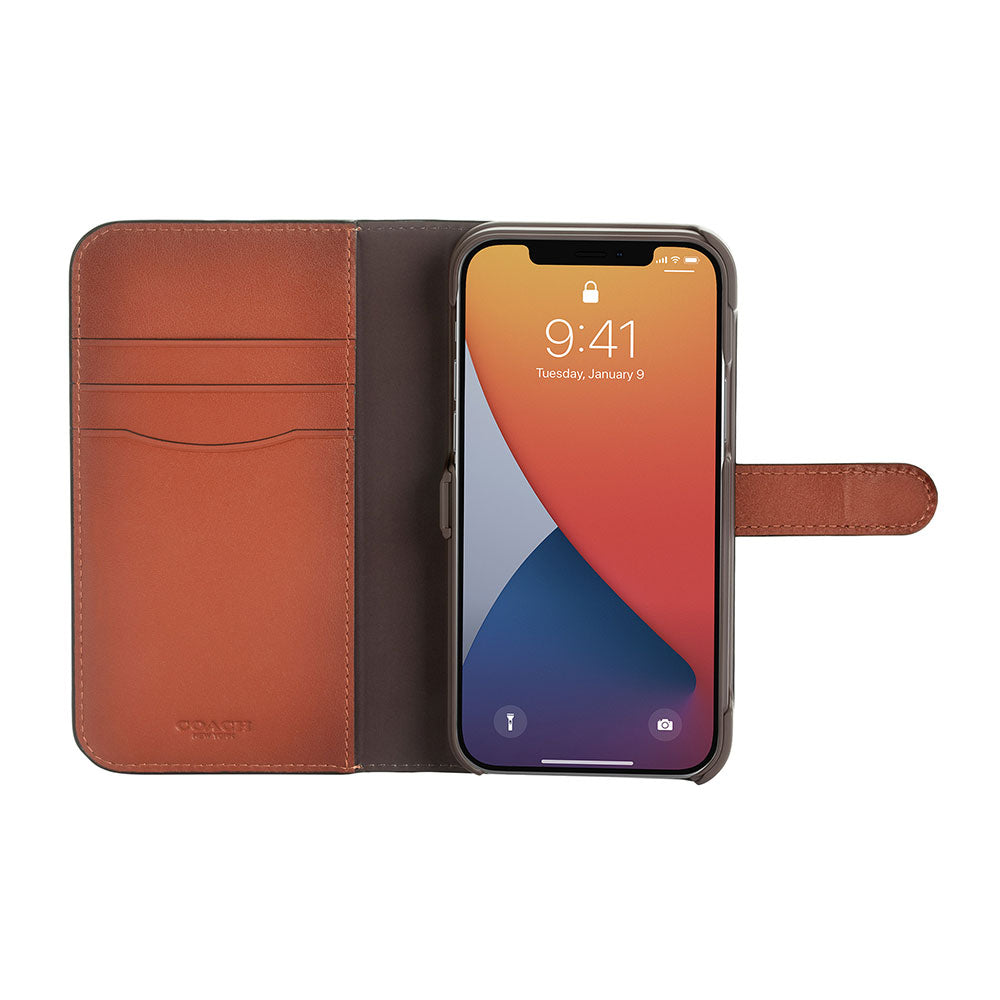 Coach - Folio Case for iPhone 12 / 12 Pro