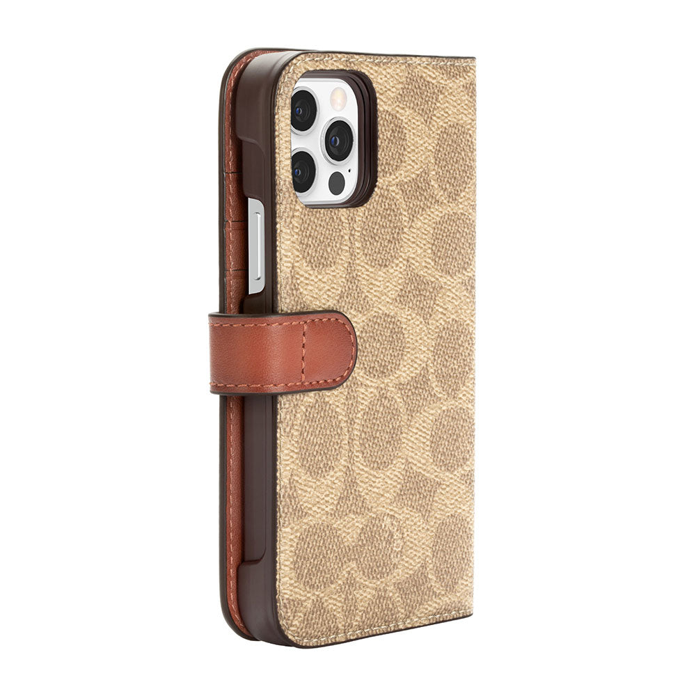 Coach - Folio Case for iPhone 12 / 12 Pro