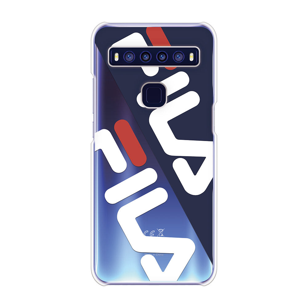 FILA - CLEAR CASE DIAGONAL for TCL 10 5G - Dark Navy