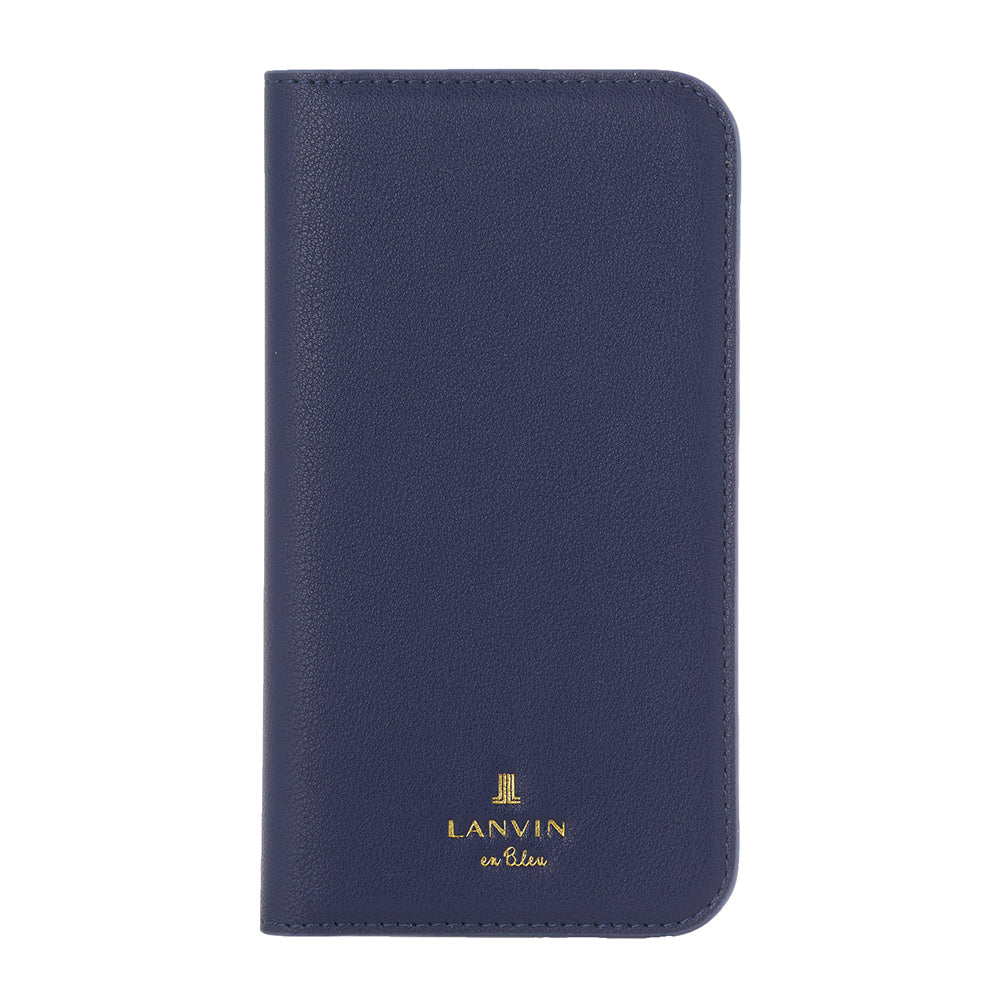 LANVIN en Bleu - FOLIO CASE CLASSIC for iPhone 12/12 Pro - Dark Navy