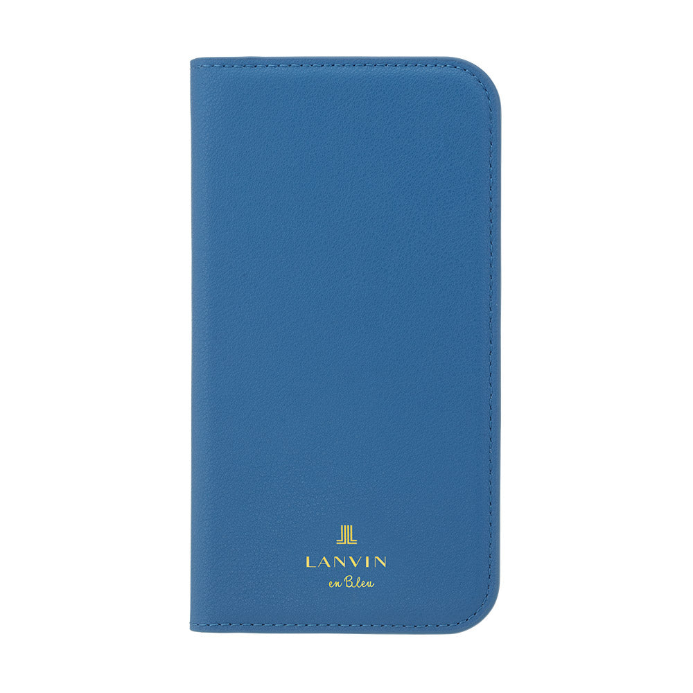 LANVIN en Bleu - FOLIO CASE CLASSIC for iPhone 12 mini - Navy