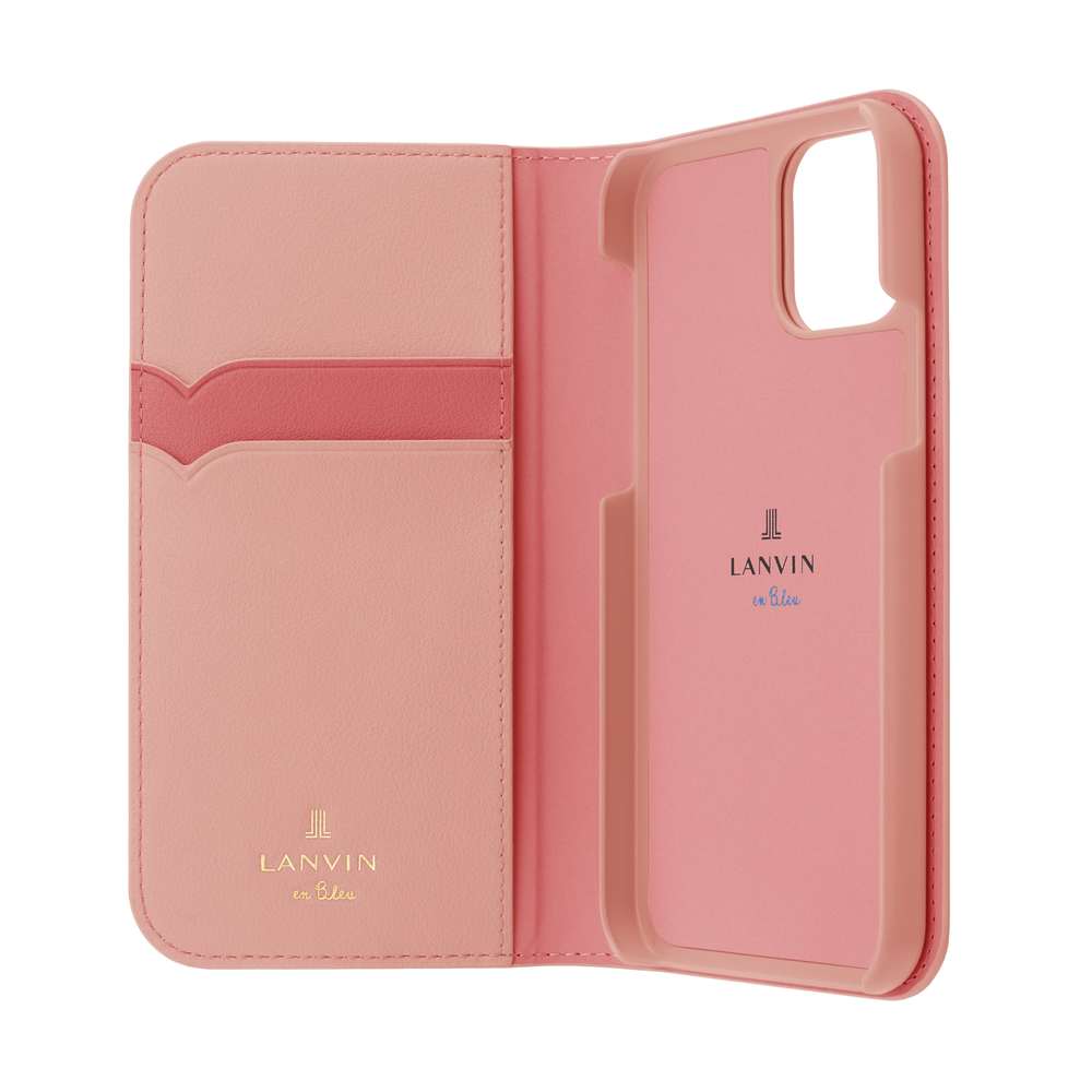 iPhone13 - LANVIN en Bleu(ランバン オン ブルー) - FOLIO CASE STAND & RING RIBBON 2-TONE