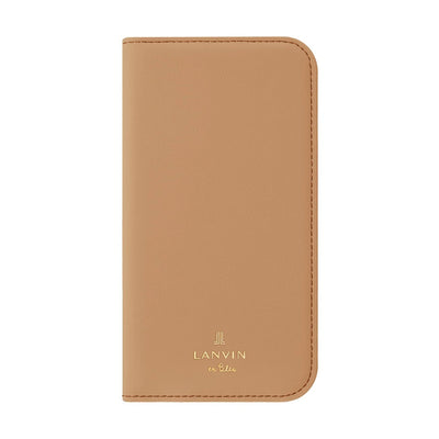 iPhone13Pro - LANVIN en Bleu(ランバン オン ブルー) - FOLIO CASE STAND & RING RIBBON 2-TONE スマホケースリボン