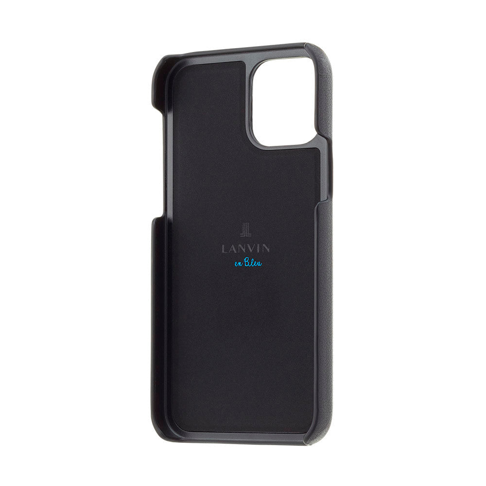 iPhone13 - LANVIN en Bleu(ランバン オン ブルー) - SLIM WRAP CASE STAND & RING RIBBON スマホケース リボン