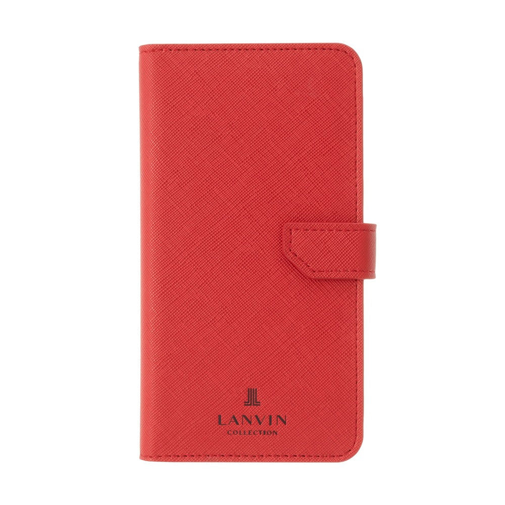 iPhone13 - LANVIN COLLECTION (ランバン コレクション) - FOLIO CASE LINED 手帳型ケース - Red