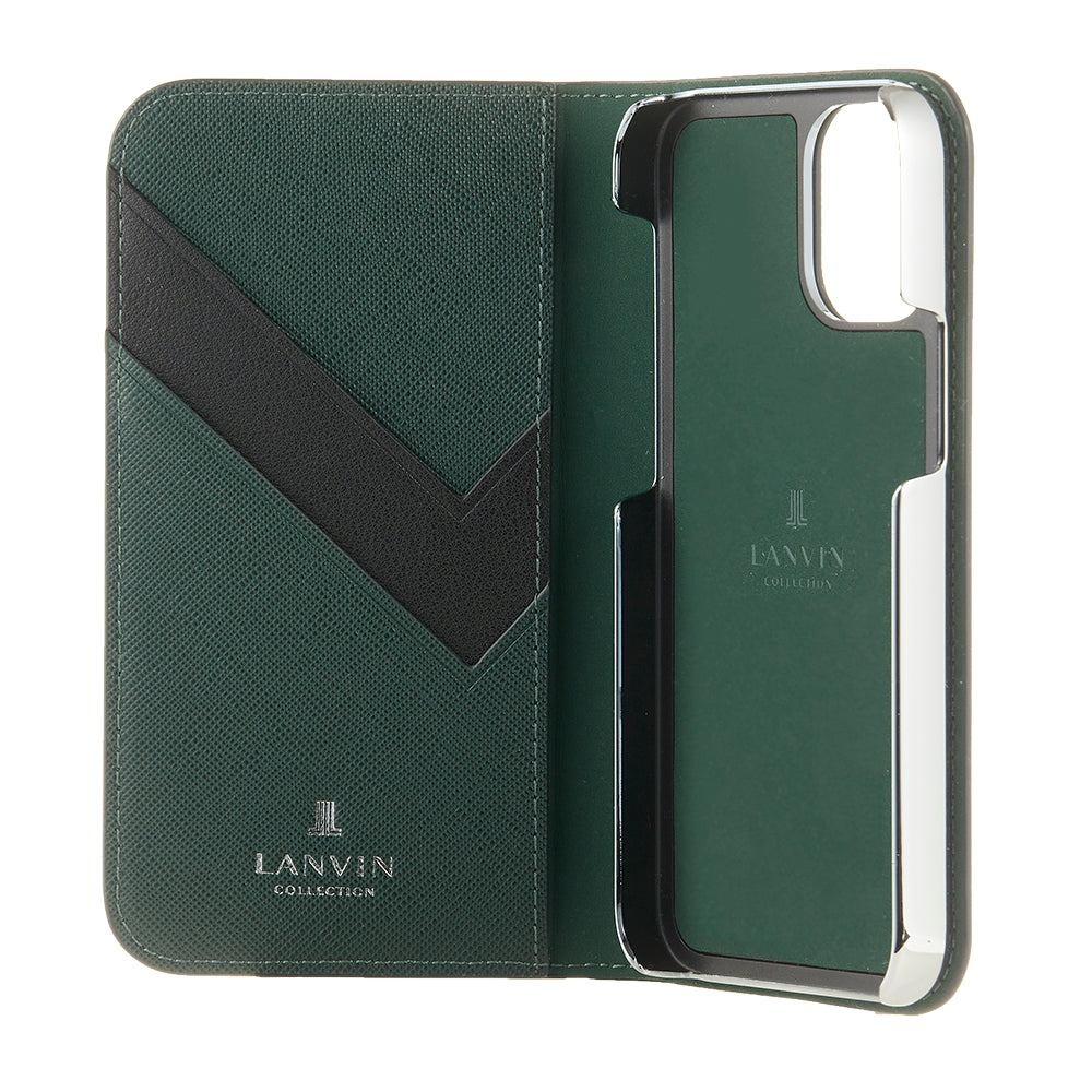 LANVIN COLLECTION - FOLIO CASE SAFFIANO for iPhone 11
