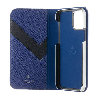 LANVIN COLLECTION - FOLIO CASE SAFFIANO for iPhone 12/12 Pro