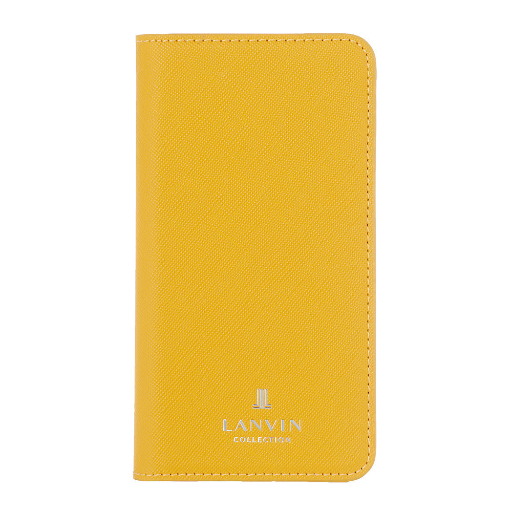 LANVIN COLLECTION - FOLIO CASE SAFFIANO for iPhone 12 mini - Yellow