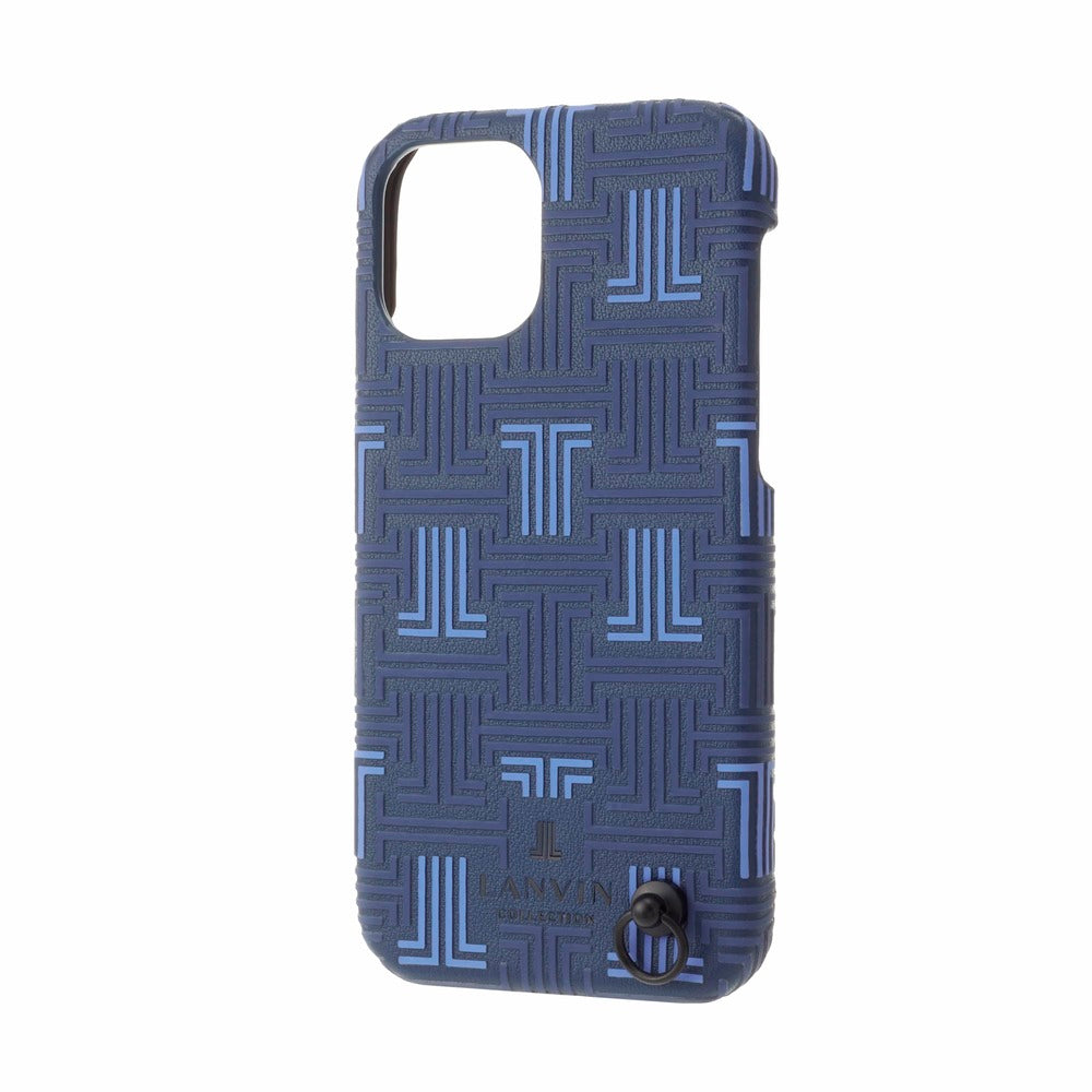 iPhone13Promax - LANVIN COLLECTION (ランバン コレクション) - SHELL CASE SIGNATURE WITH NECK STRAP スマホケース
