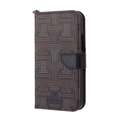 iPhone13 - LANVIN COLLECTION (ランバン コレクション) - FOLIO CASE SIGNATURE WITH NECK STRAP 手帳型ケース