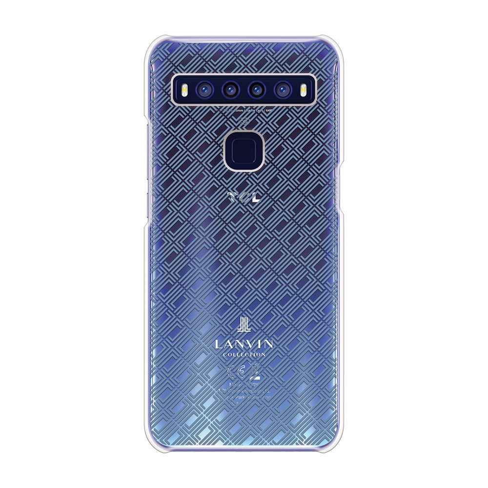 LANVIN COLLECTION - CLEAR CASE SIGNITURE for TCL 10 5G - Blue