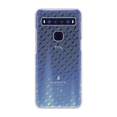 LANVIN COLLECTION - CLEAR CASE SIGNITURE for TCL 10 5G - Blue