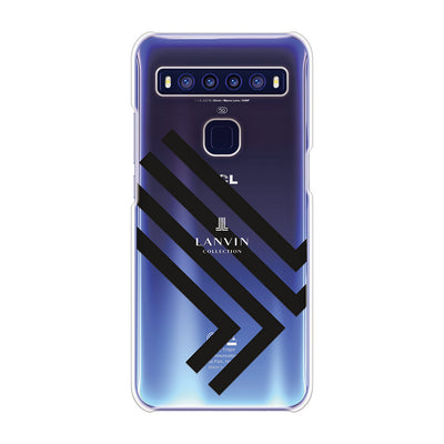 LANVIN COLLECTION - CLEAR CASE TILT for TCL 10 5G - Black